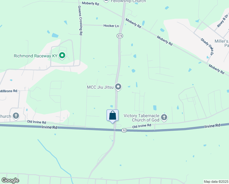 map of restaurants, bars, coffee shops, grocery stores, and more near 55 Overbay Trailer Court in Richmond