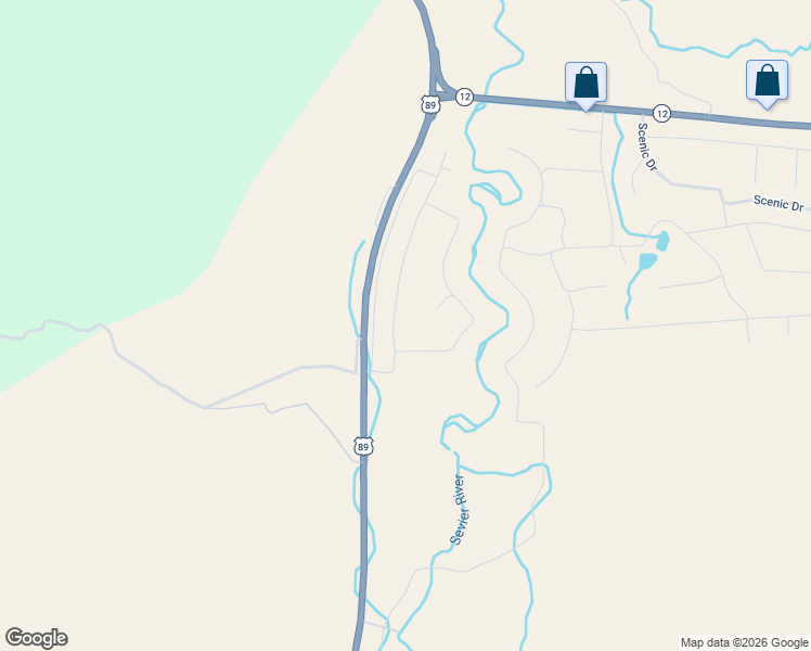 map of restaurants, bars, coffee shops, grocery stores, and more near 4453 South Alice Drive in Panguitch
