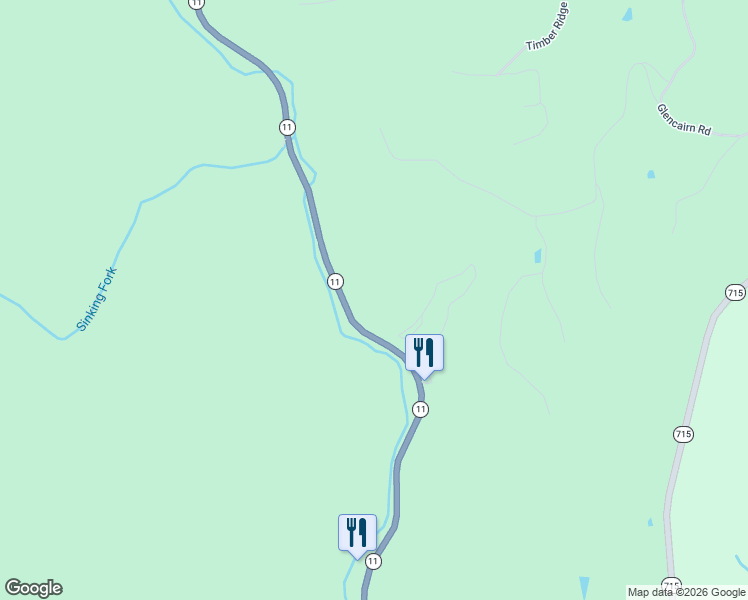 map of restaurants, bars, coffee shops, grocery stores, and more near Kentucky 11 in Campton