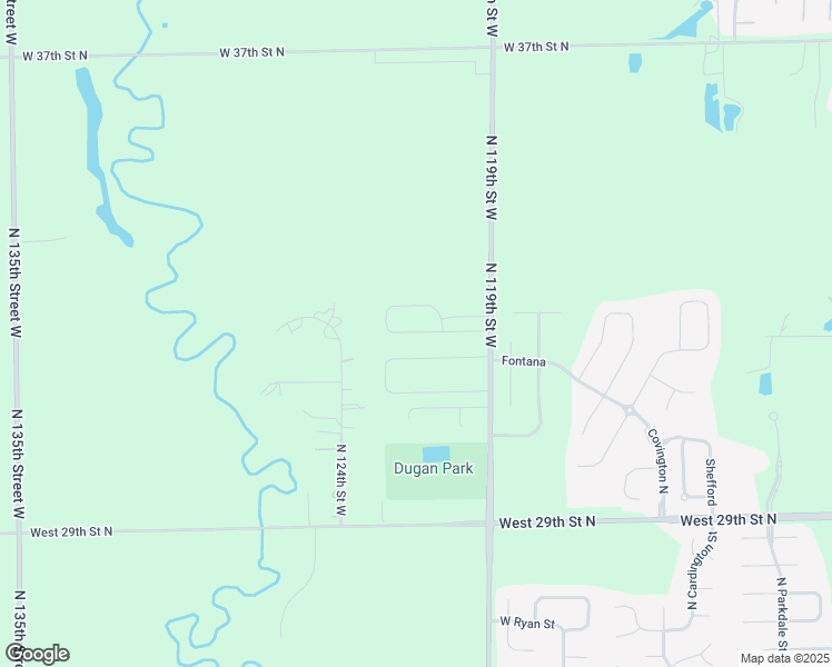 map of restaurants, bars, coffee shops, grocery stores, and more near 12102 West Cora Street in Wichita
