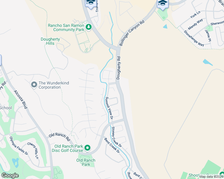 map of restaurants, bars, coffee shops, grocery stores, and more near 304 Shady Valley Court in San Ramon