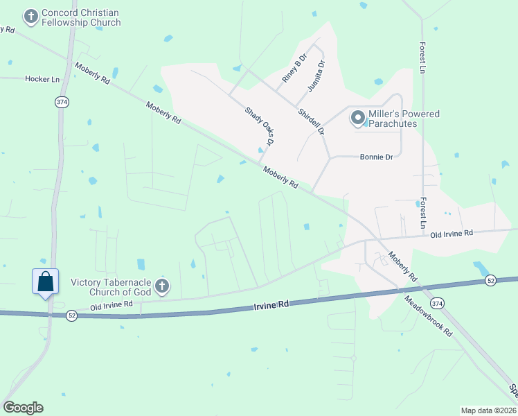 map of restaurants, bars, coffee shops, grocery stores, and more near 3245 Irvine Road in Richmond