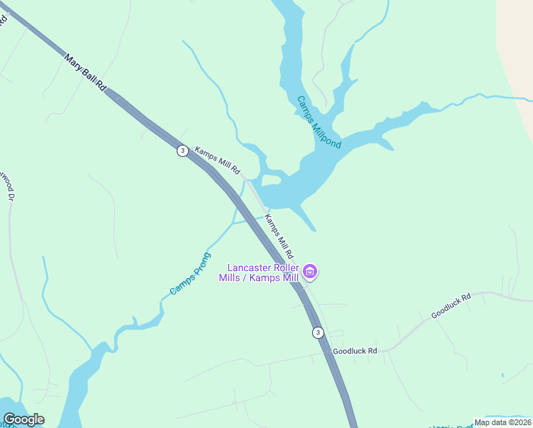 map of restaurants, bars, coffee shops, grocery stores, and more near 405 Kamps Mill Road in Lancaster