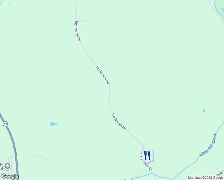 map of restaurants, bars, coffee shops, grocery stores, and more near 1117 Dry Branch Road in Irvine