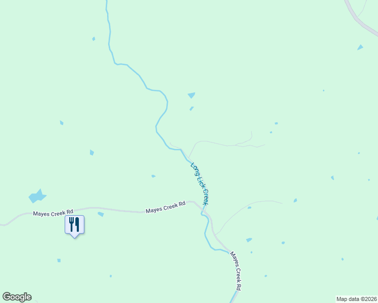 map of restaurants, bars, coffee shops, grocery stores, and more near 268 Long Lick Lane in Springfield
