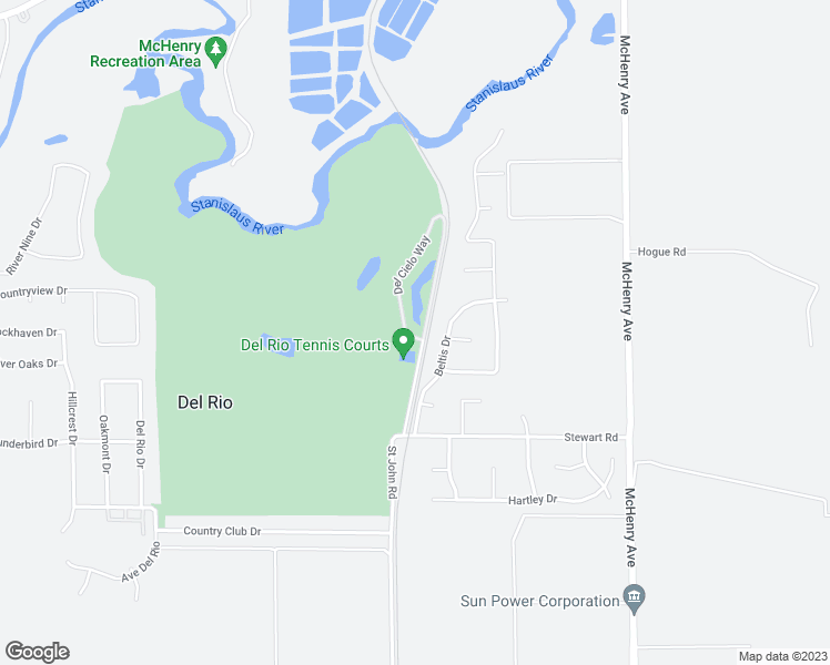 map of restaurants, bars, coffee shops, grocery stores, and more near 7308 Del Cielo Way in Modesto