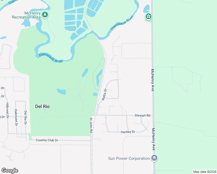 map of restaurants, bars, coffee shops, grocery stores, and more near 7312 Beltis Drive in Modesto