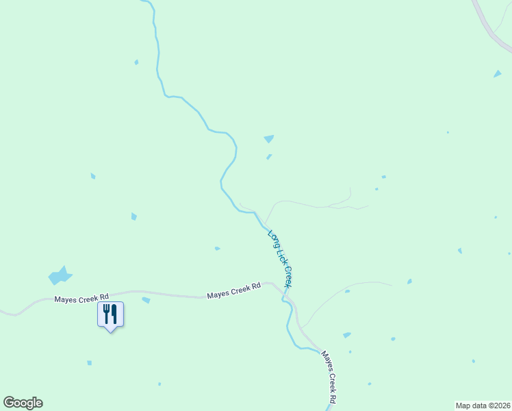 map of restaurants, bars, coffee shops, grocery stores, and more near 268 Long Lick Lane in Springfield
