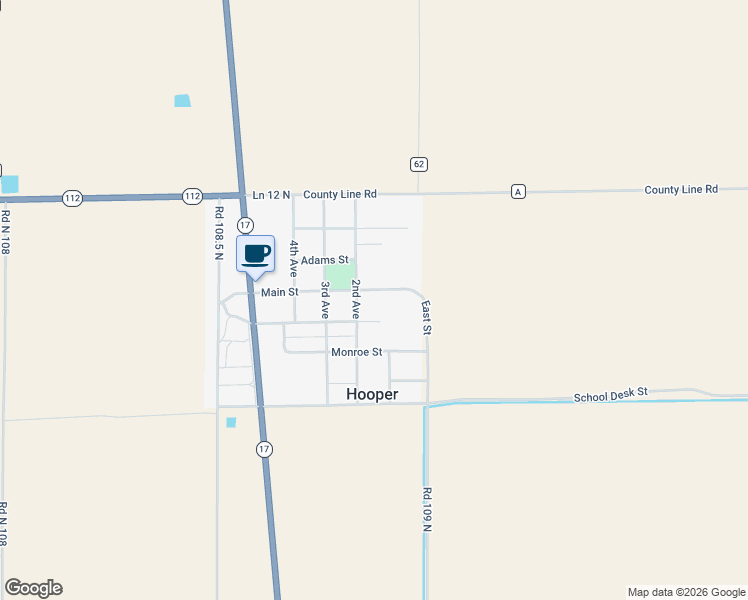 map of restaurants, bars, coffee shops, grocery stores, and more near in Hooper