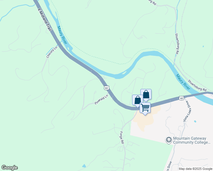 map of restaurants, bars, coffee shops, grocery stores, and more near 2021 East Midland Trail in Lexington