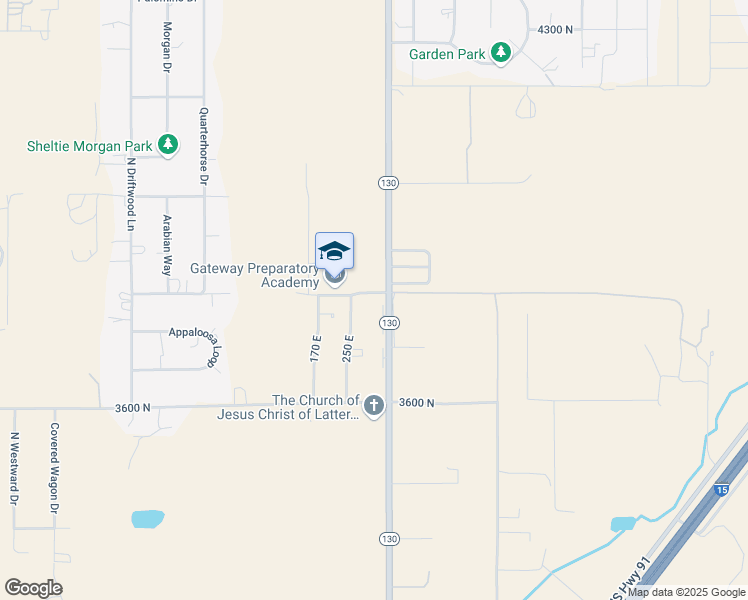 map of restaurants, bars, coffee shops, grocery stores, and more near 3793 North Minersville Highway in Cedar City