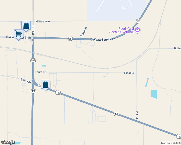 map of restaurants, bars, coffee shops, grocery stores, and more near 3014-11332 Butter and Egg Rd in Dodge City