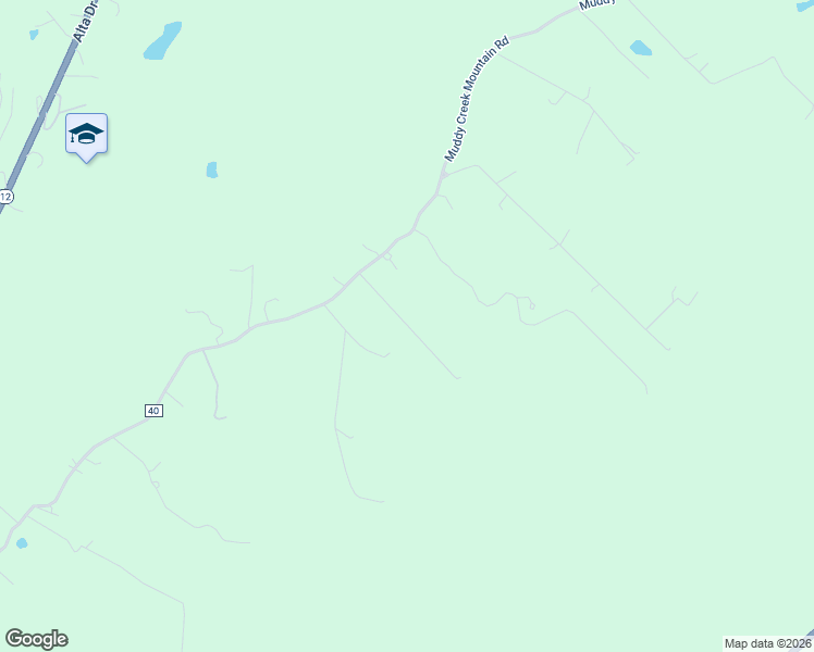 map of restaurants, bars, coffee shops, grocery stores, and more near 163-260 Cliff View Lane in Alderson