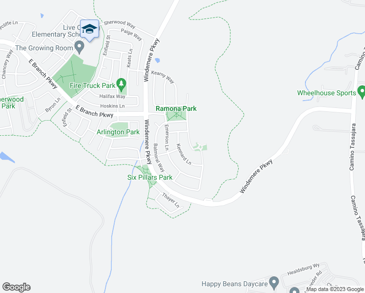 map of restaurants, bars, coffee shops, grocery stores, and more near 7831 Kennard Lane in San Ramon