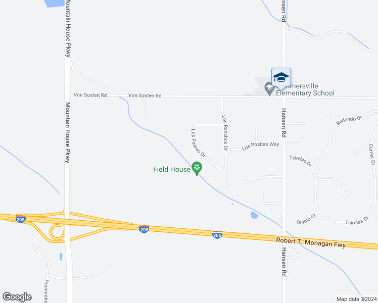 map of restaurants, bars, coffee shops, grocery stores, and more near 23211 Los Padres Drive in Tracy