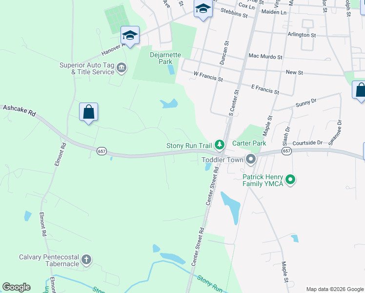 map of restaurants, bars, coffee shops, grocery stores, and more near 11200-11226 Hancock Place Lane in Ashland