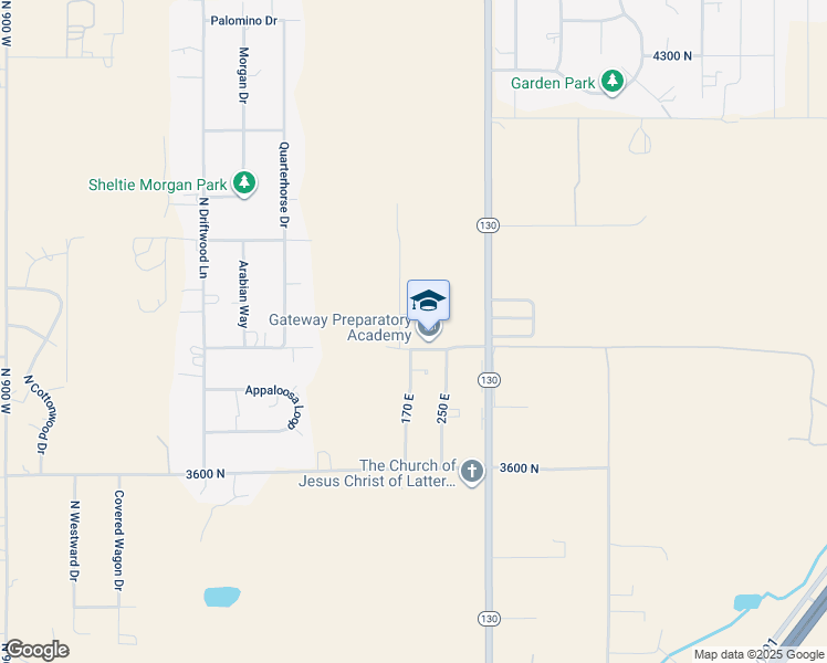 map of restaurants, bars, coffee shops, grocery stores, and more near 201 Thoroughbred Way in Enoch