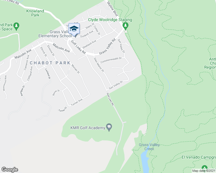 map of restaurants, bars, coffee shops, grocery stores, and more near 11370 Golf Links Road in Oakland