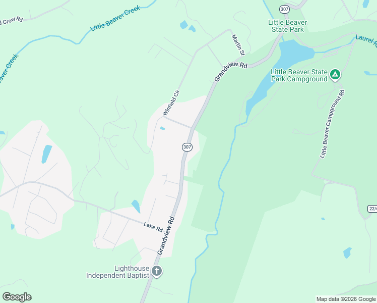 map of restaurants, bars, coffee shops, grocery stores, and more near 980 Grandview Road in Daniels