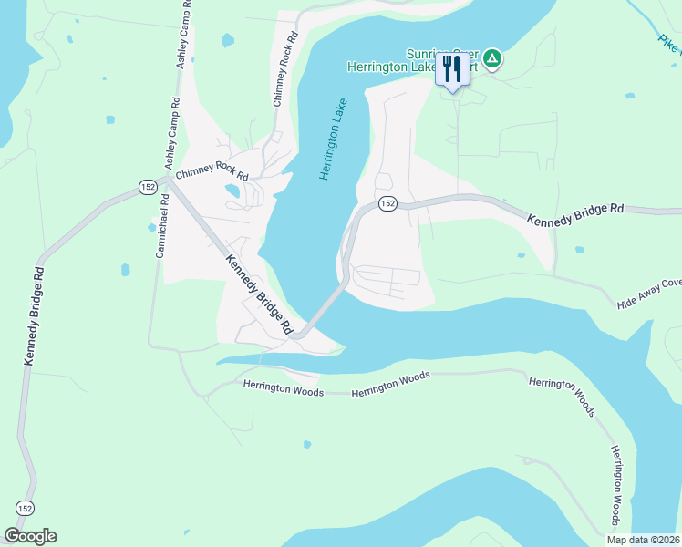 map of restaurants, bars, coffee shops, grocery stores, and more near 4858 Kennedy Bridge Road in Lancaster