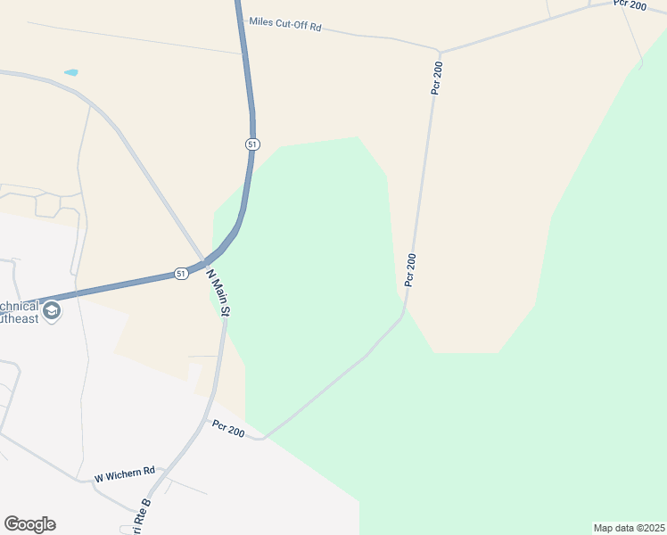 map of restaurants, bars, coffee shops, grocery stores, and more near 1841 North Main Street in Perryville