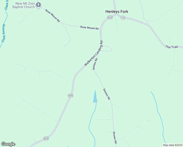 map of restaurants, bars, coffee shops, grocery stores, and more near 1623 Stones Road in Walkerton
