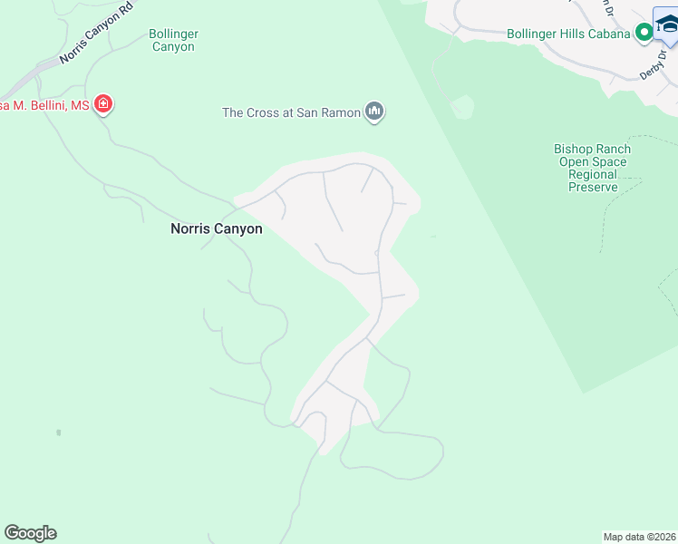 map of restaurants, bars, coffee shops, grocery stores, and more near 527 Wycombe Court in San Ramon