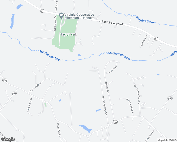 map of restaurants, bars, coffee shops, grocery stores, and more near 12390 Traylor Springs Lane in Ashland