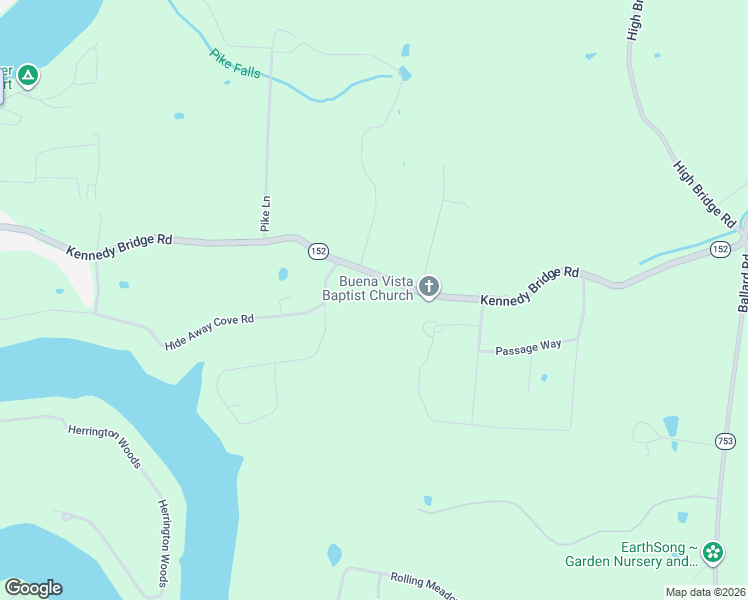 map of restaurants, bars, coffee shops, grocery stores, and more near 3515 Kennedy Bridge Road in Lancaster