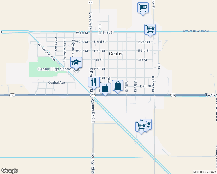 map of restaurants, bars, coffee shops, grocery stores, and more near 71C East 7th Street in Center
