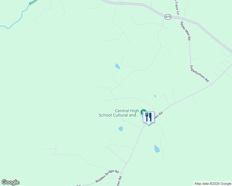 map of restaurants, bars, coffee shops, grocery stores, and more near 3682 Robinson Road in Goochland