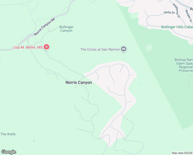 map of restaurants, bars, coffee shops, grocery stores, and more near 600 Hardcastle Court in San Ramon