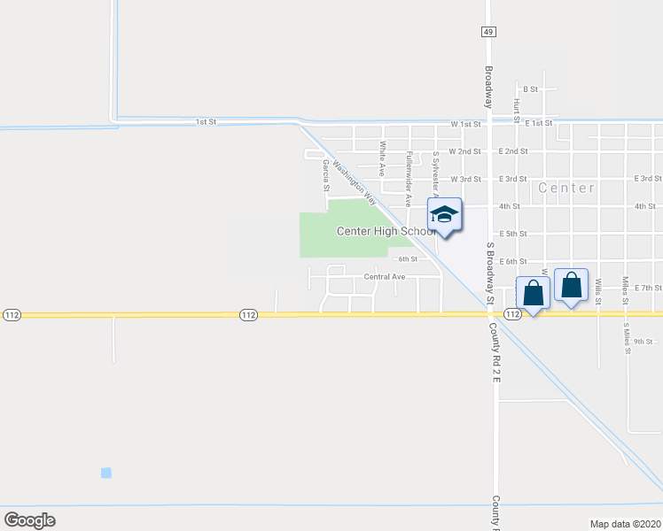 map of restaurants, bars, coffee shops, grocery stores, and more near 56 Buena Ventura Court in Center