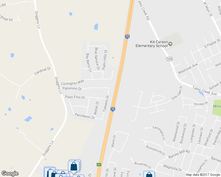 map of restaurants, bars, coffee shops, grocery stores, and more near 401 Tobiano Drive in Richmond
