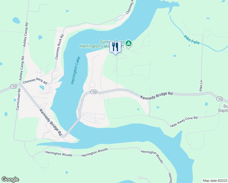 map of restaurants, bars, coffee shops, grocery stores, and more near 4453 Kennedy Bridge Road in Lancaster