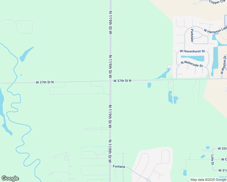 map of restaurants, bars, coffee shops, grocery stores, and more near 3700 North 119th Street West in Wichita