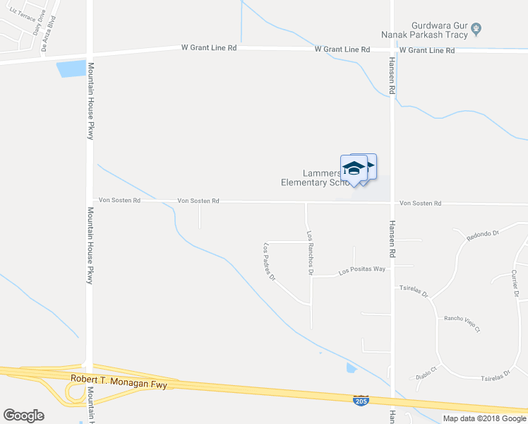 map of restaurants, bars, coffee shops, grocery stores, and more near 17146 Von Sosten Road in Tracy