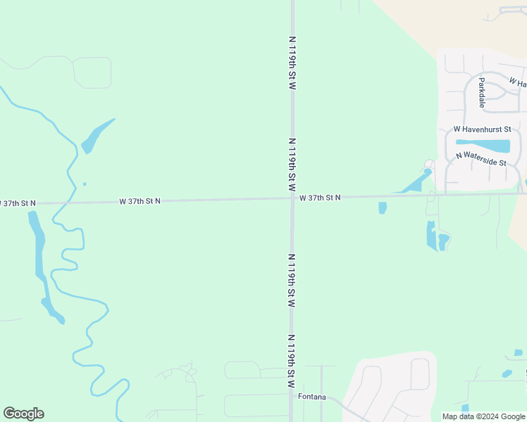 map of restaurants, bars, coffee shops, grocery stores, and more near 12001-13005 West 37th Street North in Maize
