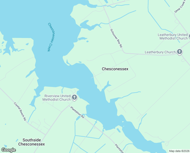 map of restaurants, bars, coffee shops, grocery stores, and more near 21270 Pruitt Lane in Onancock