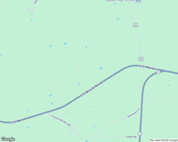 map of restaurants, bars, coffee shops, grocery stores, and more near 26075 Stereo Lane in Laquey