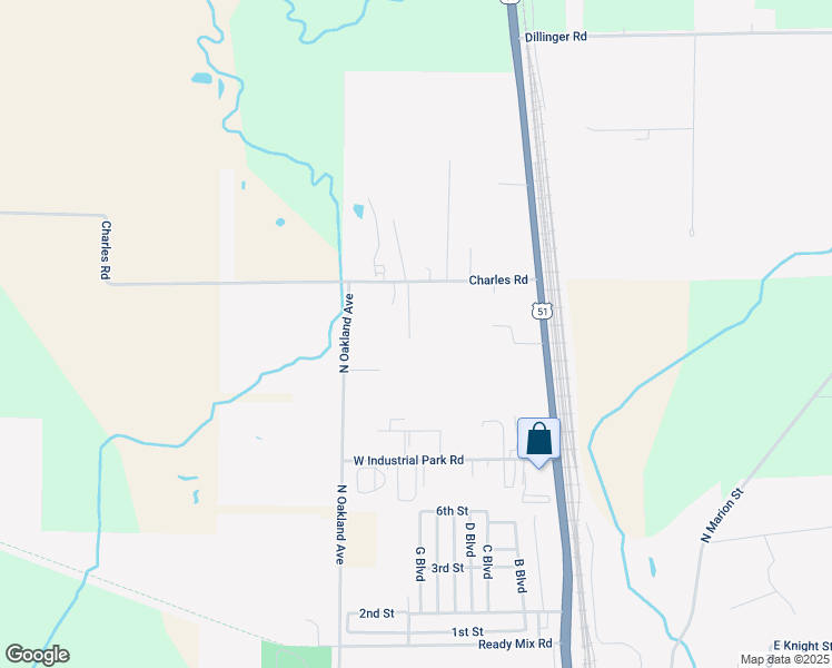 map of restaurants, bars, coffee shops, grocery stores, and more near 1 Stephens Road in Carbondale