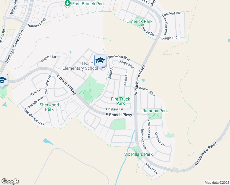 map of restaurants, bars, coffee shops, grocery stores, and more near 1918 Lambeth Way in San Ramon