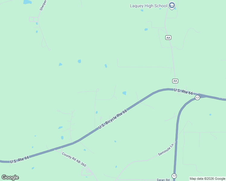 map of restaurants, bars, coffee shops, grocery stores, and more near 26075 Stereo Lane in Laquey