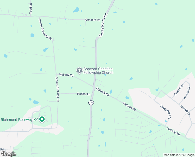 map of restaurants, bars, coffee shops, grocery stores, and more near 323 Charlie Norris Road in Richmond