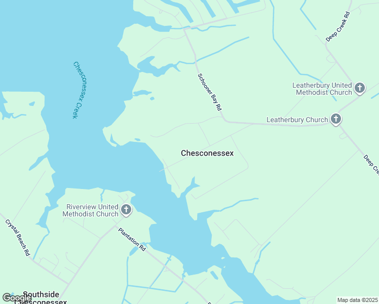 map of restaurants, bars, coffee shops, grocery stores, and more near 17479 Northside Road in Onancock