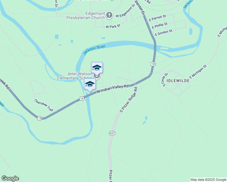 map of restaurants, bars, coffee shops, grocery stores, and more near 3029 South Wildwood Drive in Covington