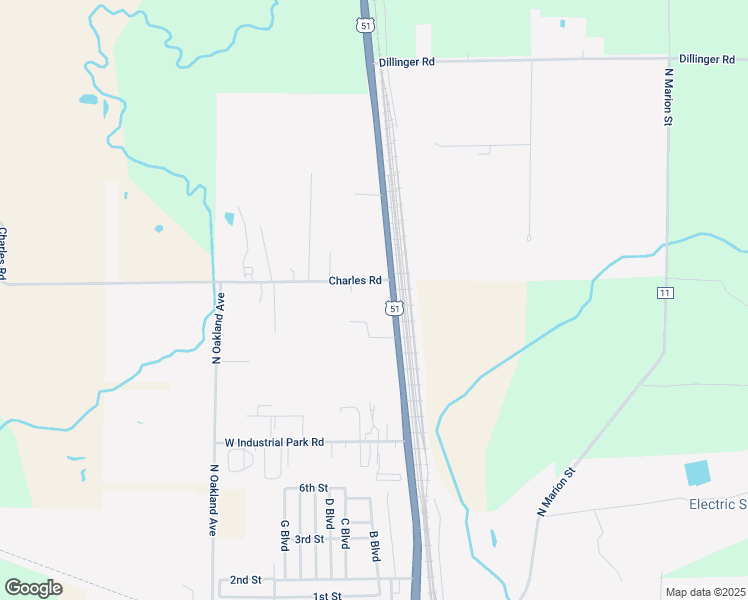 map of restaurants, bars, coffee shops, grocery stores, and more near 1900 North Illinois Avenue in Carbondale
