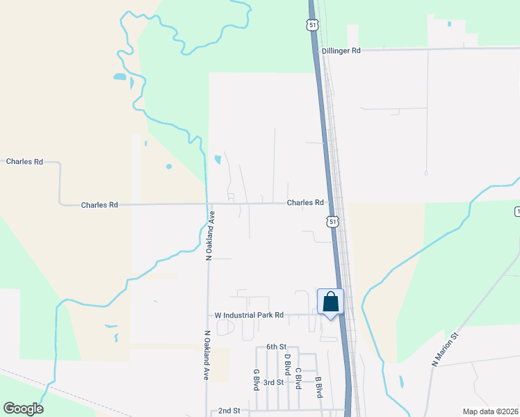 map of restaurants, bars, coffee shops, grocery stores, and more near 1-1999 Stephens Road in Carbondale