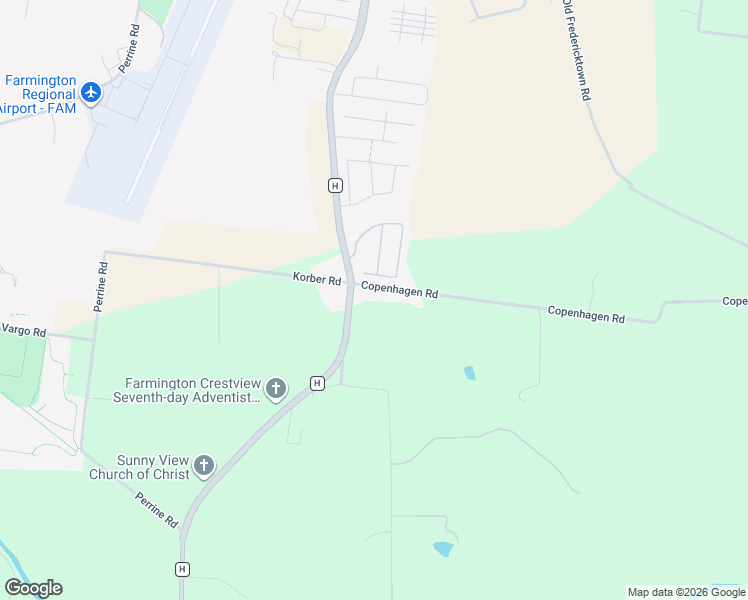 map of restaurants, bars, coffee shops, grocery stores, and more near 2950 Highway H in Farmington