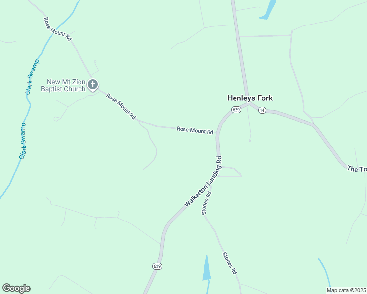 map of restaurants, bars, coffee shops, grocery stores, and more near 3477 Rose Mount Road in Walkerton